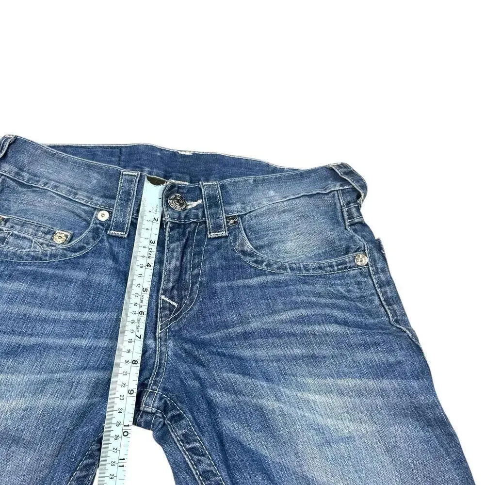 True Religion Women’s Skinny Jeans Super T Billy Dark Wash Denim 28x31 Y2K Denim - Picture 10 of 10